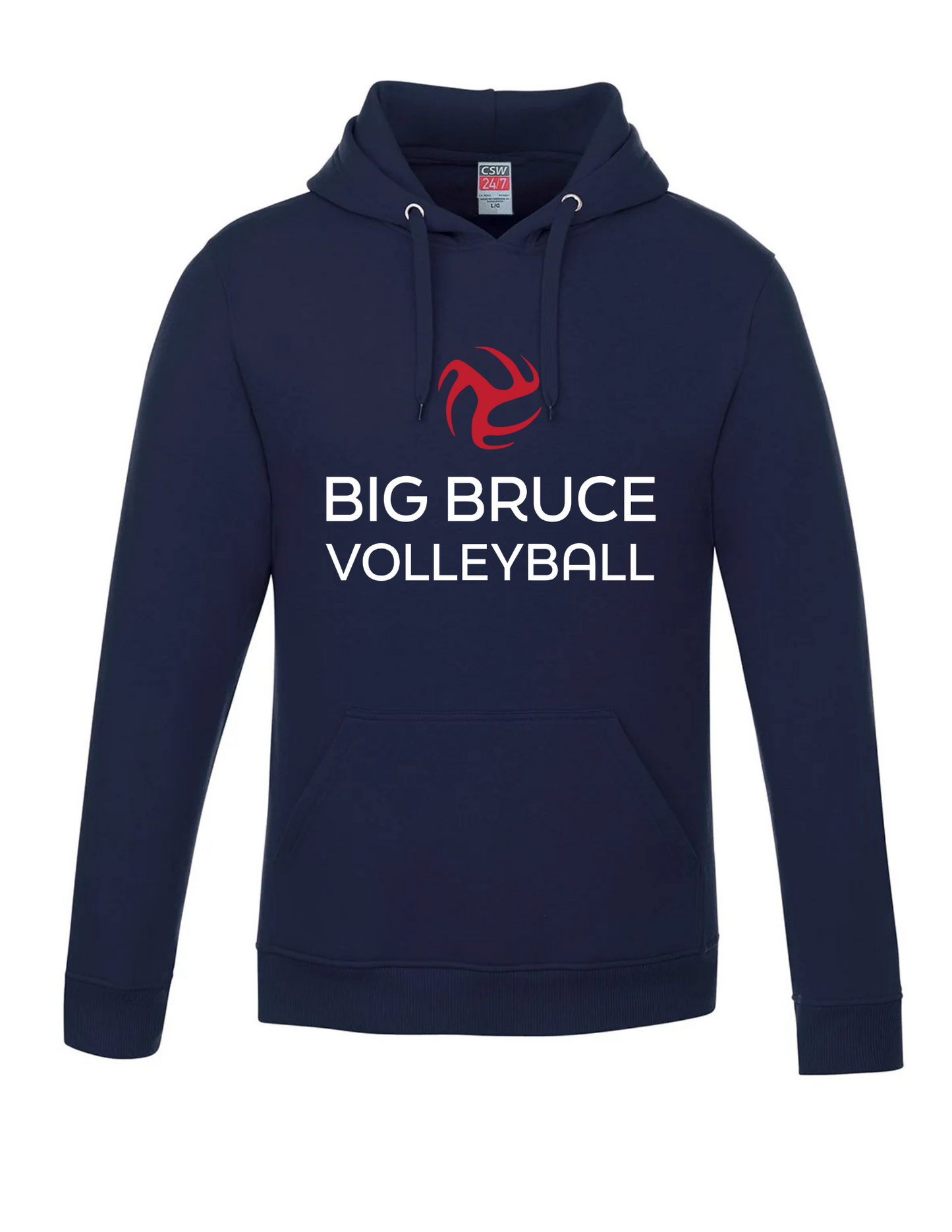 Full Chest Hoodie - Big Bruce Volleyball