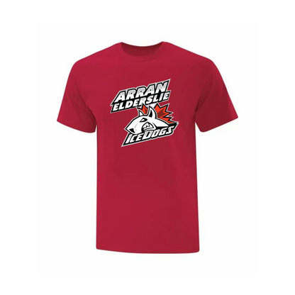 Full Chest Logo Cotton T-Shirt - Arran Elderslie Icedogs