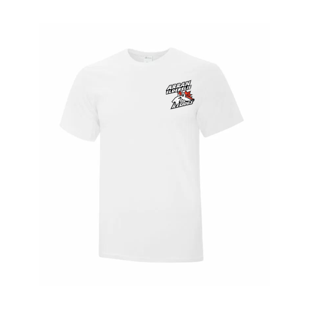 Left Chest Logo Cotton T-Shirt - Arran Elderslie Icedogs