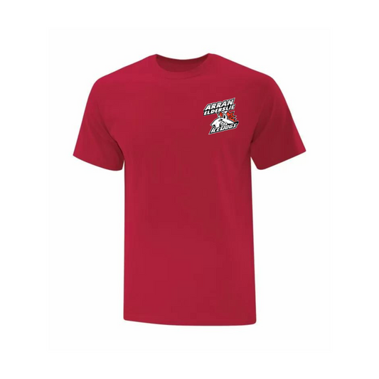 Left Chest Logo Cotton T-Shirt - Arran Elderslie Icedogs