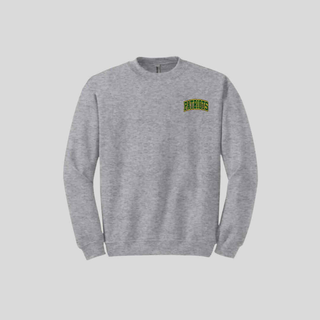 Adult Left Chest Crewneck - Mount Forest Patriots