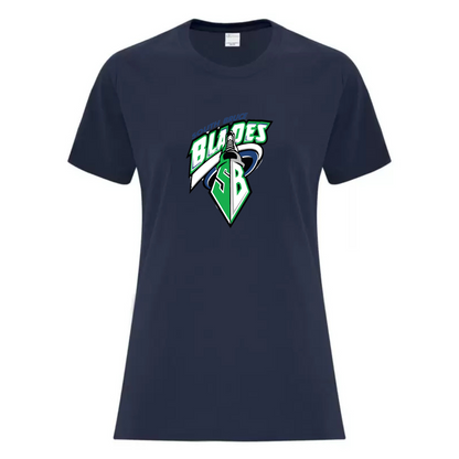 Ladies Cotton T-Shirt - South Bruce Blades