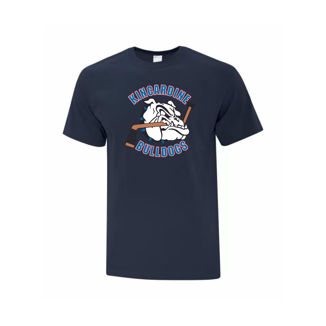 Cotton Full Chest T-Shirt - Kincardine bulldogs