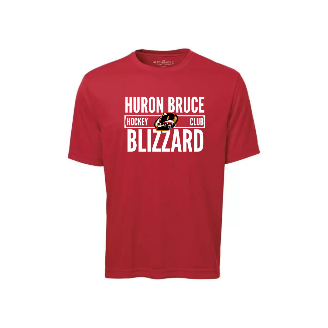 Hockey Club Graphic T Shirt - Huron Bruce Blizzards