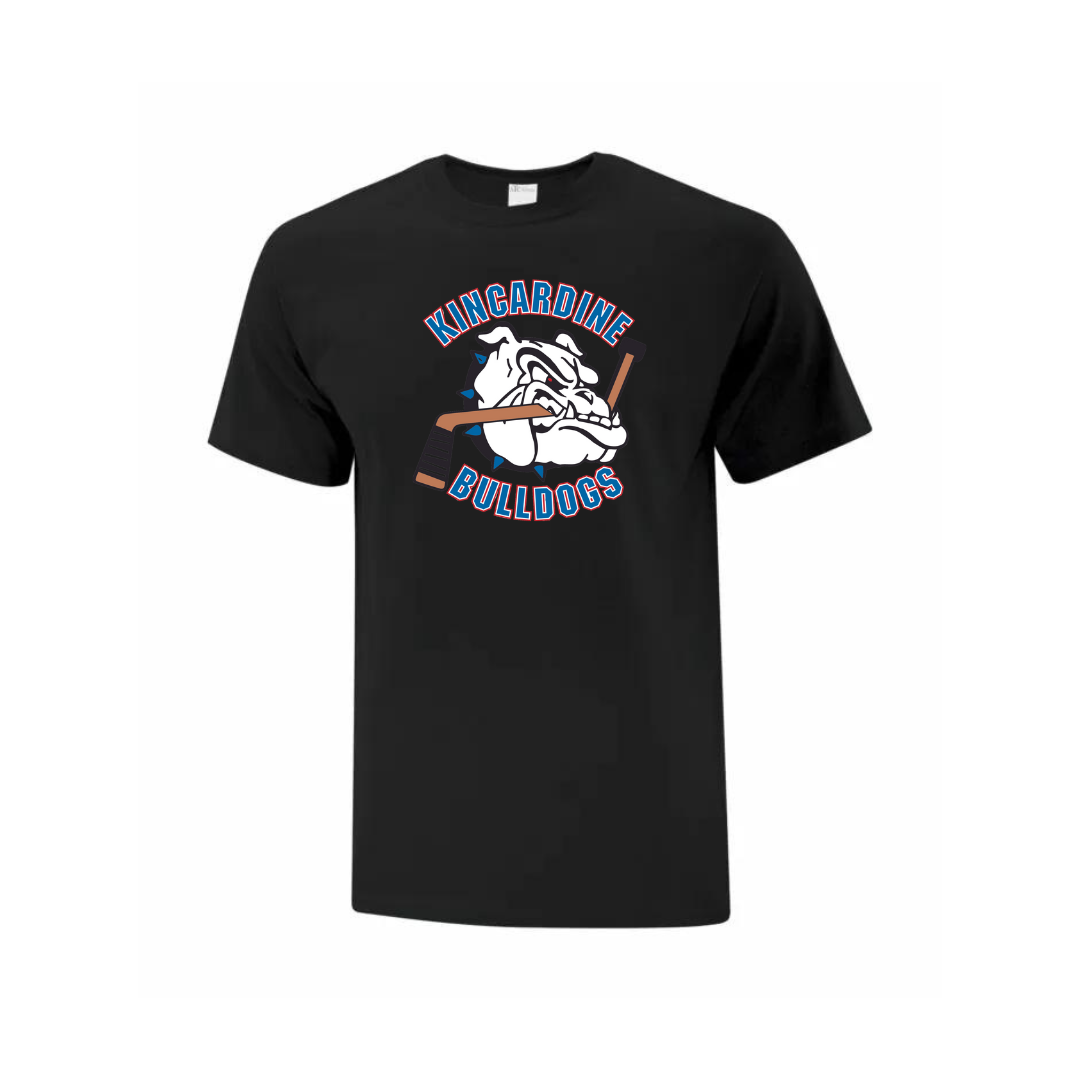 Cotton Full Chest T-Shirt - Kincardine bulldogs