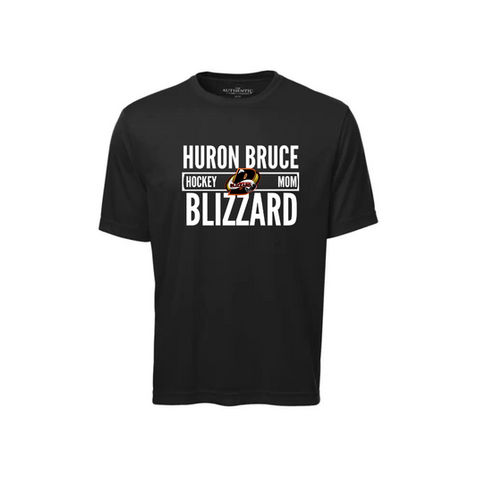 Hockey Mom Graphic T Shirt - Huron Bruce Blizzards