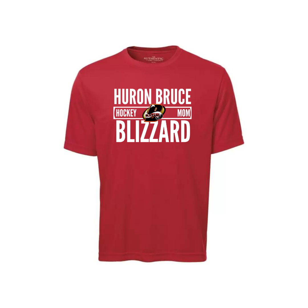 Hockey Mom Graphic T Shirt - Huron Bruce Blizzards