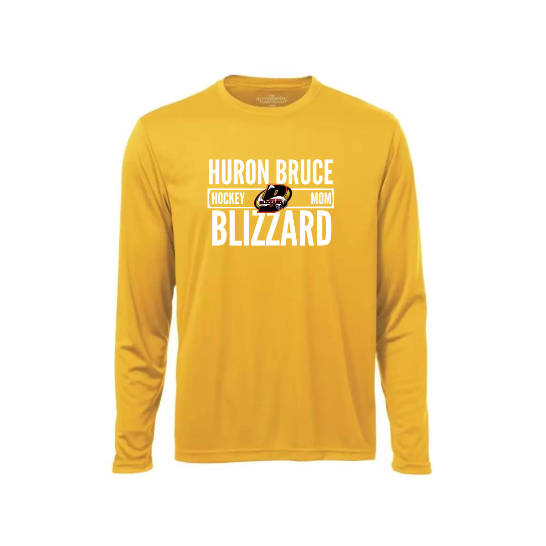 Hockey Mom Graphic Longsleeve - Huron Bruce Blizzards