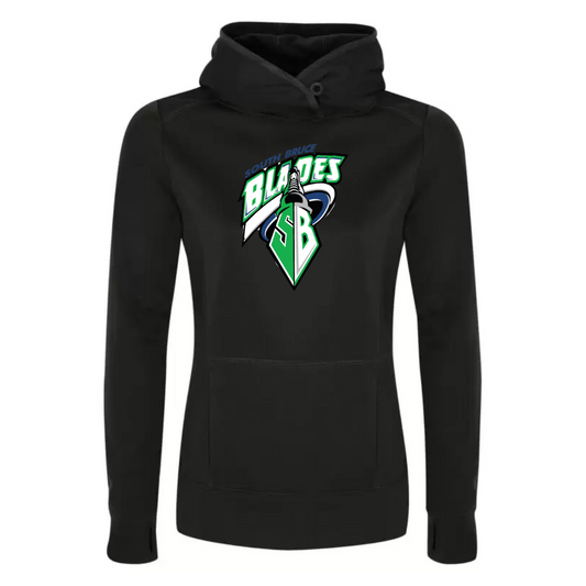 Ladies Hockey Mom Graphic Hoodie - South Bruce Blades