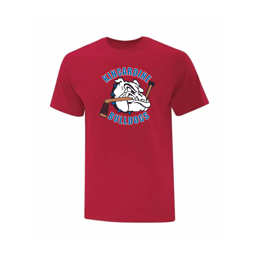 Cotton Full Chest T-Shirt - Kincardine bulldogs