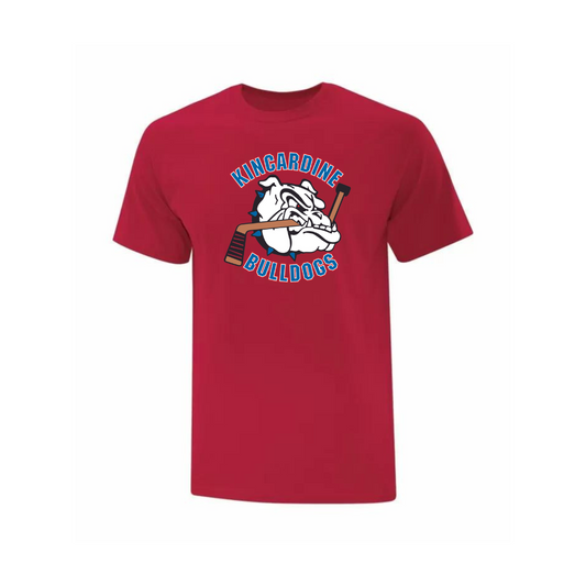 Cotton Full Chest T-Shirt - Kincardine bulldogs