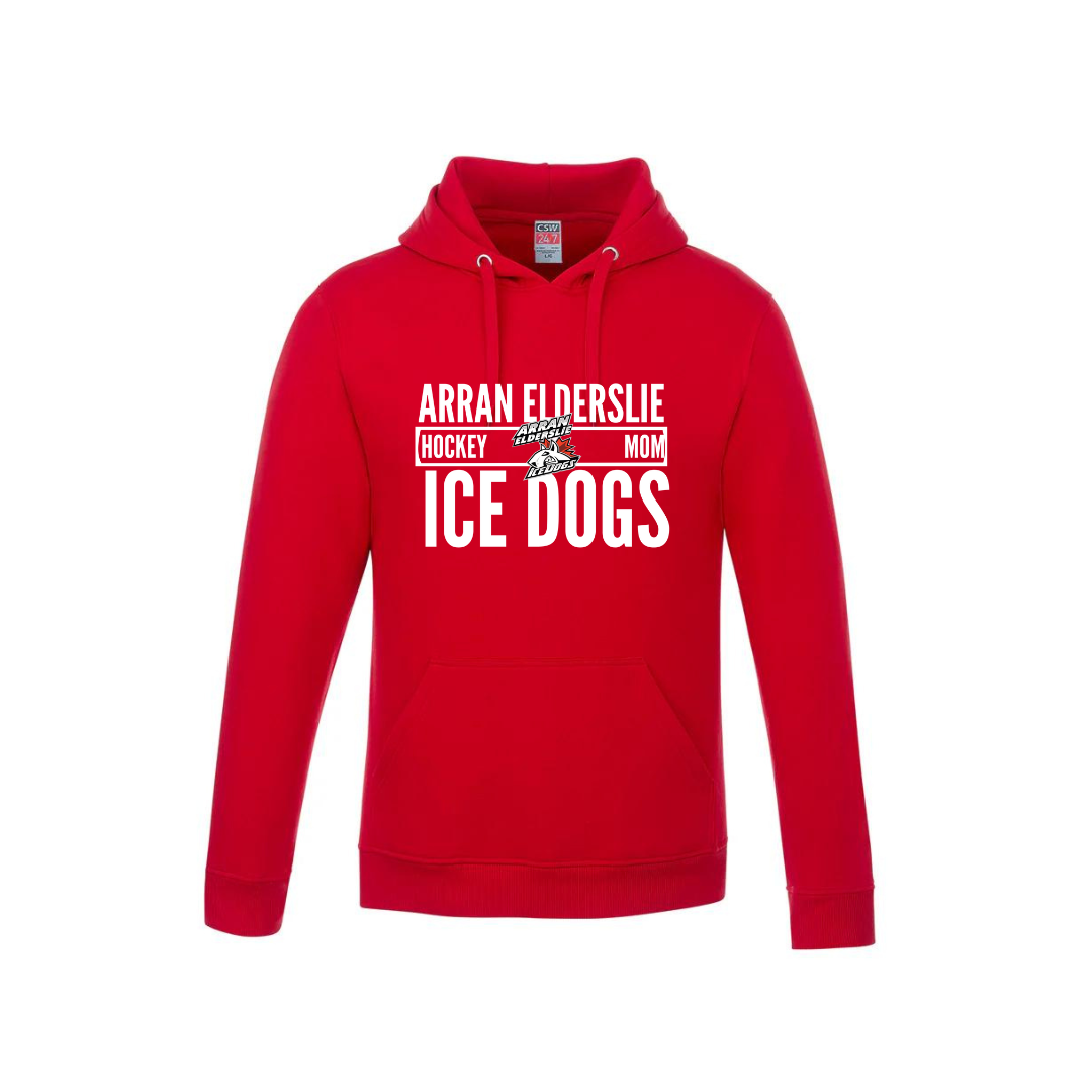 Hockey Mom Graphic Hoodie - Arran Elderslie Ice Dogs