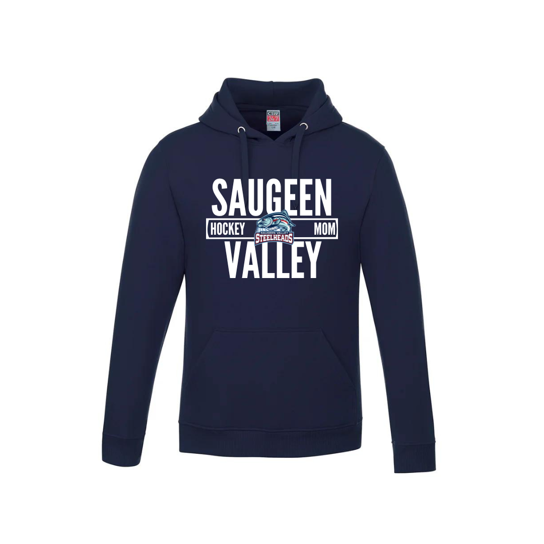 Hockey Mom Graphic Hoodie - Saugeen Valley Steelheads