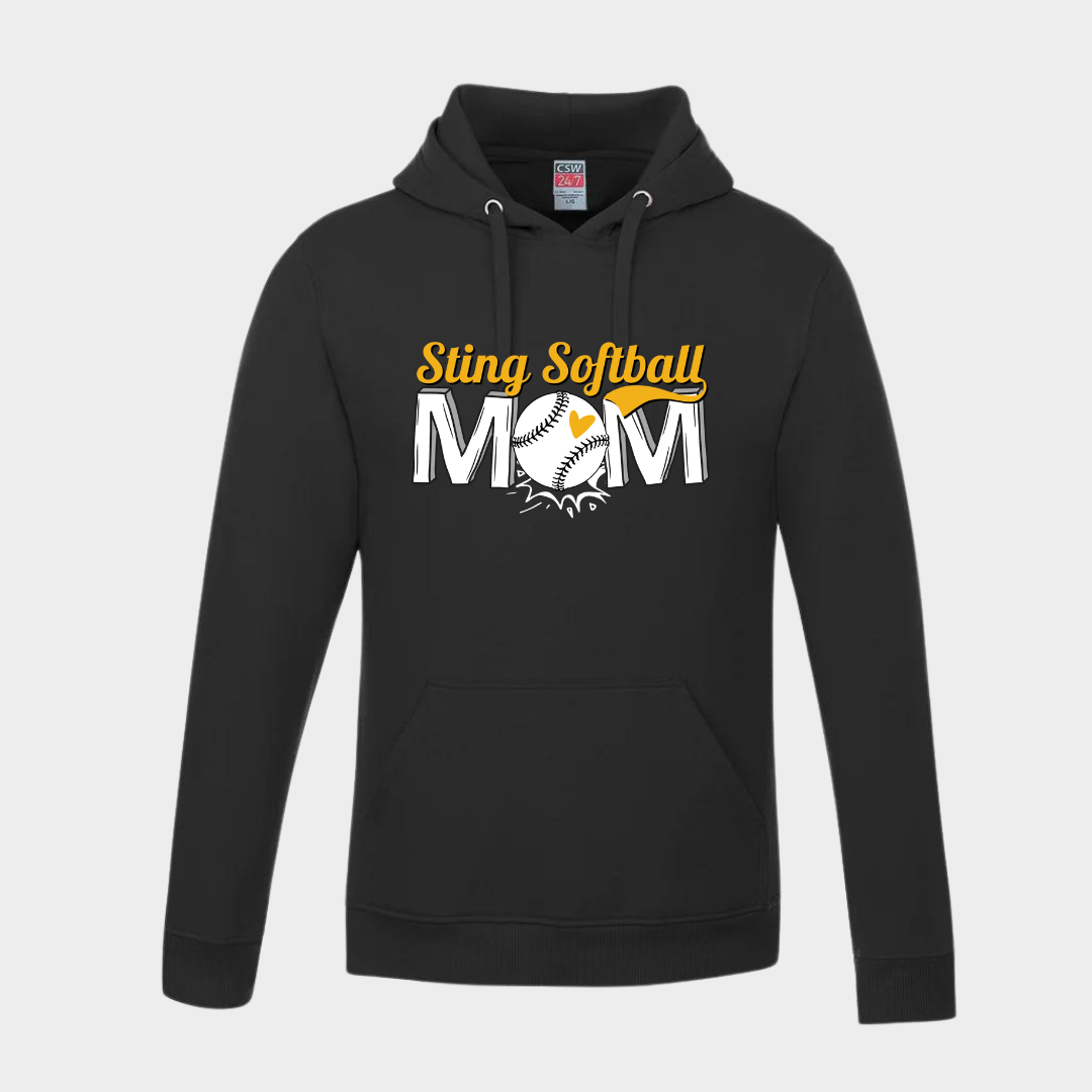 Softball Sting Mom Hoodie