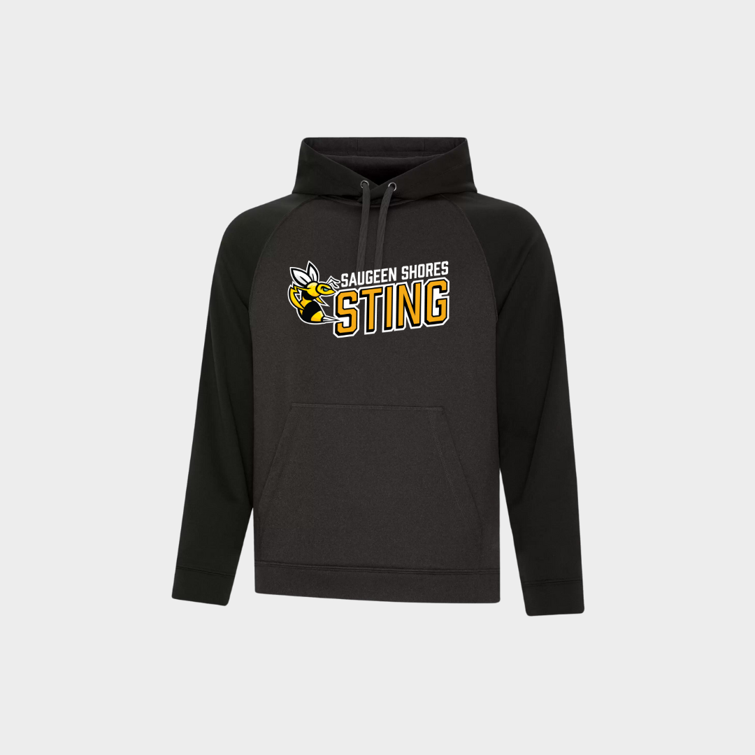 Two Tone Hoodie- {Saugeen Sting Baseball}