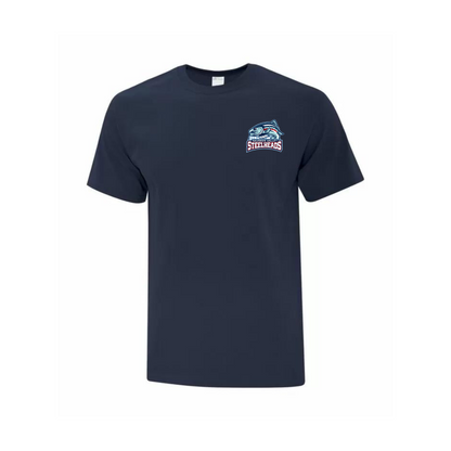 Cotton Left Chest T-Shirt - Saugeen Valley Steelheads