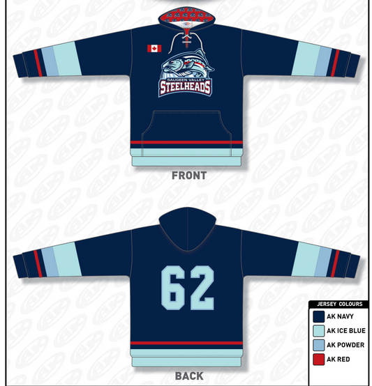 Sublimated Hoodie - Saugeen Valley Steelheads