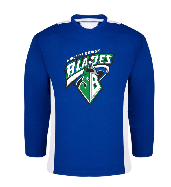 Practice Jersey with Just Logo on Front- South Bruce Blades