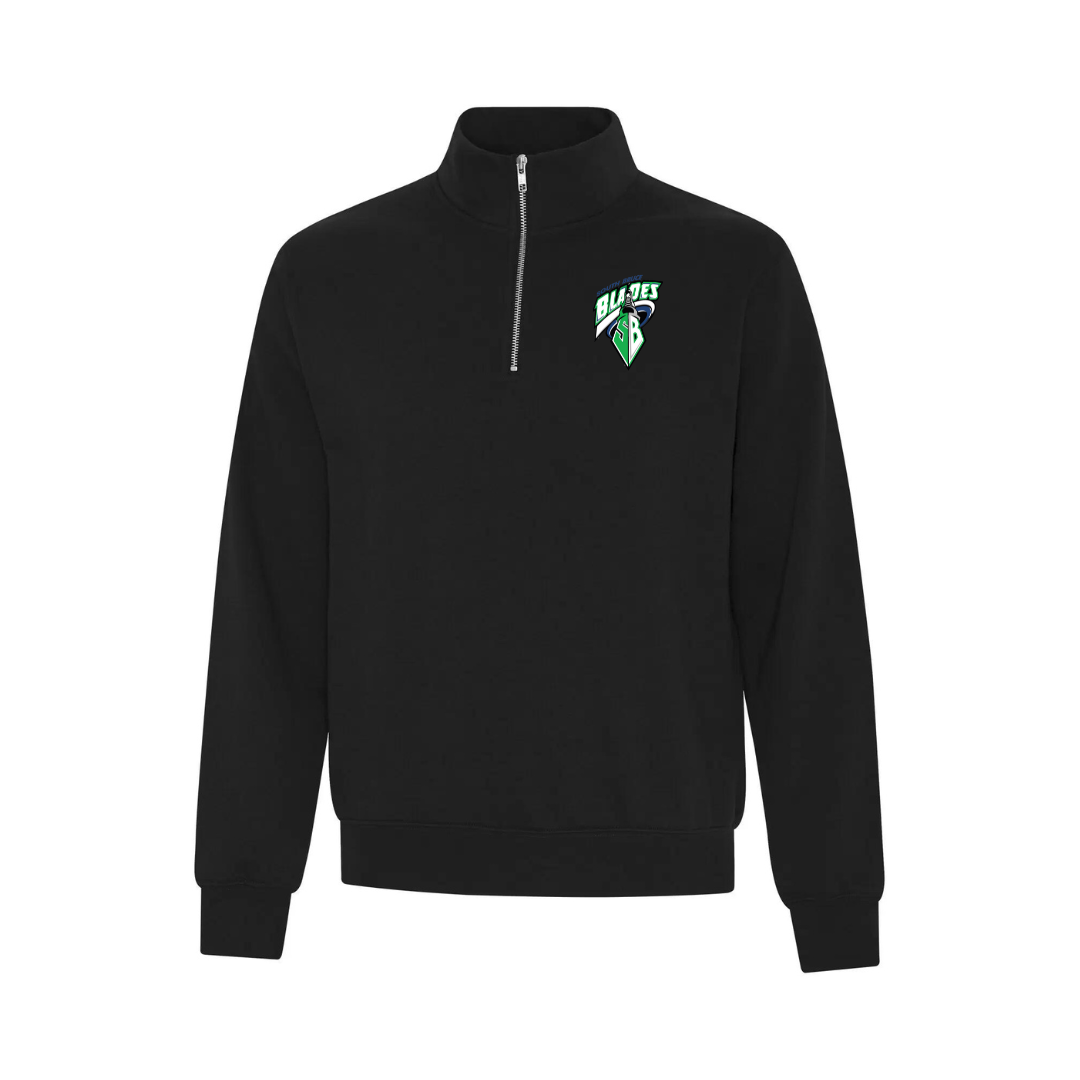 Adult 1/4 Zip Sweater- South Bruce Blades